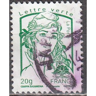 France 2013 Michel 5608IYA O Cote (2015) 0.35 € Marianne de Ciappa-Kawena