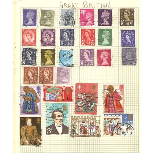 Great Britain 29 on album page with George VI and early Elizabeth regionals