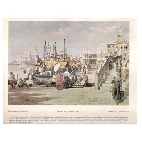 THE GRAND CANAL, VENICE. by Ulpiano Checa y Sanz . page from book =