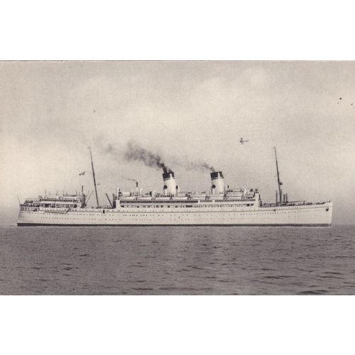 Italian Lines Duilio Ocean Liner Shipping Postcard (S11534)