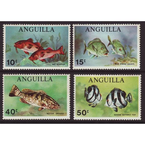 Anguilla 1969 SG 68-71 UMM - Fish (D-402)