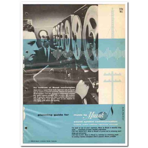 WRATHER CORP 1959 Muzak music transmission guide vintage catalog