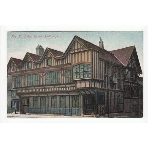 The Old Tudor House Southampton Postcard Hampshire Hartmann