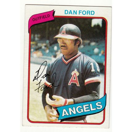 1980 Topps baseball card 20 Dan Ford - Angels