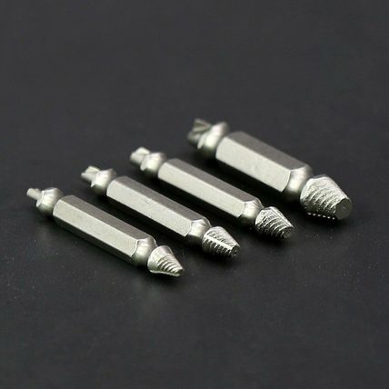 4PCS Drill Bit Screw Bolt Extractor Set Removes Stripped Damaged Broken Screw UK