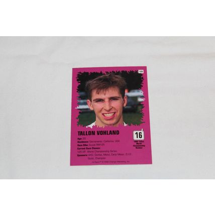 Tallon Vohland 1992 Champs Hi Flyers '92 Motocross NO. 189
