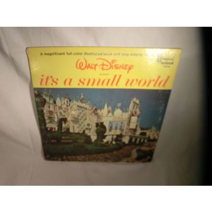 WALT DISNEY - IT'S A SMALL WORLD - GATEFOLD -Very Good - DISNEYLAND #3925 LP