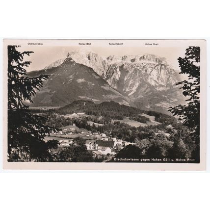Postcard Bischofswiesen, Berchtesgadener Land, Bavaria, Germany. Unposted