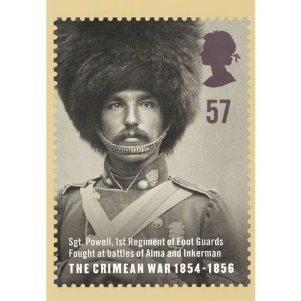 Sergeant Powell 1st Regiment Of Foot Guards Crimean War Postcard