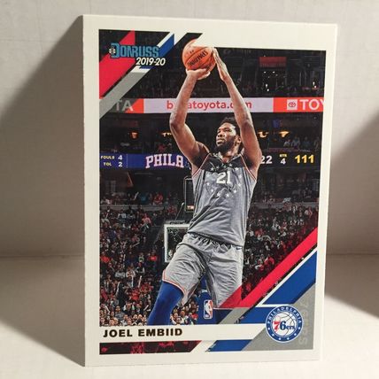 2019-20 NBA Donruss Philadelphia 76ers Joel Embiid NBA Basketball