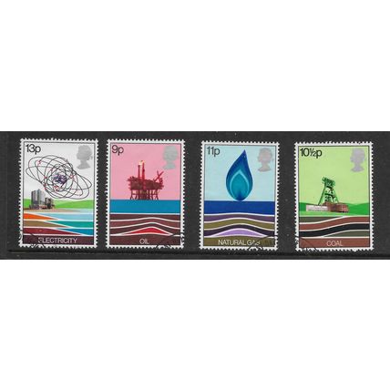 GREAT BRITAIN 1978 ENERGY RESOURCES SG 1050 / 1053 SET 4 VALS FINE USED#3
