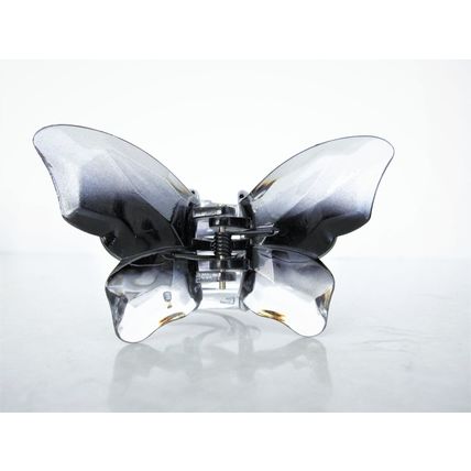 Medium large clear butterfly hair claw clip