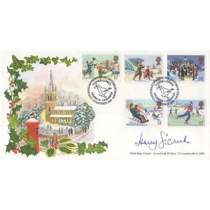 Harry Secombe The Goons Upper Norwood London Church Hand Signed FDC