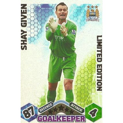Match Attax 2009/10 Collection: Limited Edition, Manchester City - Given