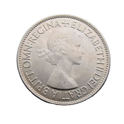 1953 UK Eliz II Half Crown BU Condition Coronation year
