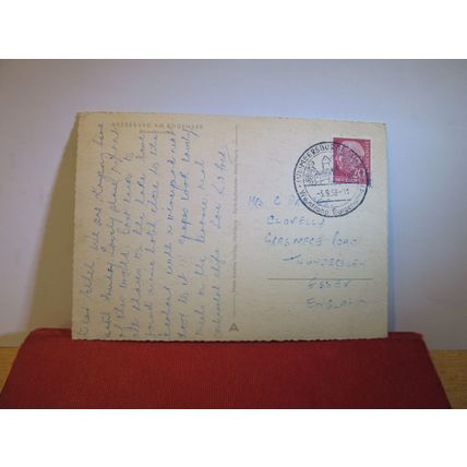MEERSBURG AM BODENSEE, GERMANY, used postcard 1958 pm =