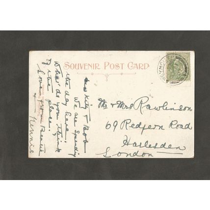 Postcard Dorset Weymouth Alexandra Gardens