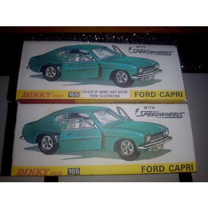 Dinky No165 Ford Capri - Replica / Repro Box