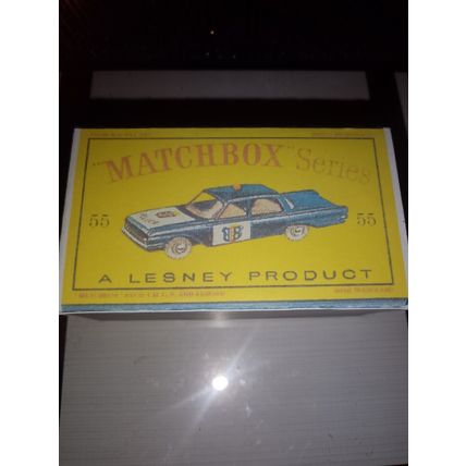 Matchbox - No55 Ford Police Car - Replica / Copy Box