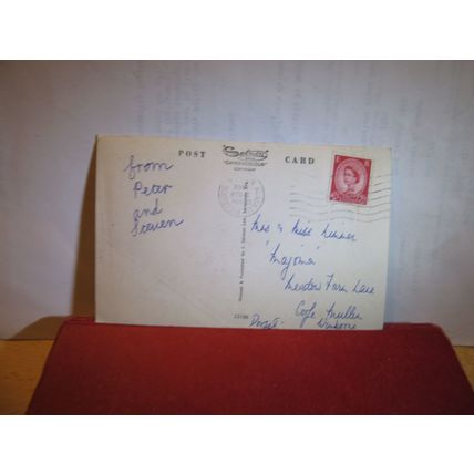 FFESTINIOG RAILWAY, PORTMADOC used postcard by J Salmon 1960 pm =