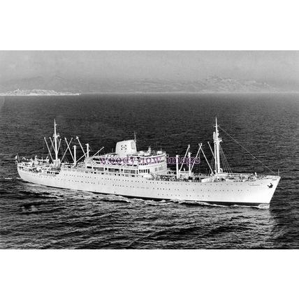 pu0835 - French Messageries Maritimes Liner - Cambodge - print 6x4