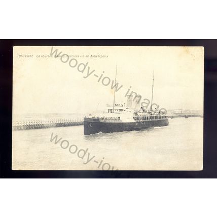 f2494 - Ostende Ferry - Stad Antwerpen - postcard