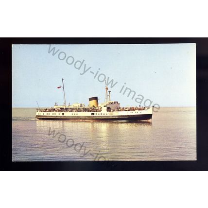 f2512 - British Railway I.O.W. Ferry - Shanklin - Ryde to Portsmouth - postcard