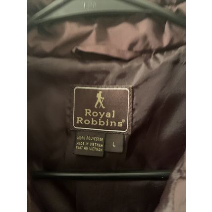 Royal Robbins Women's Brown Quilted Vest Jacket Coat Size Large Brown