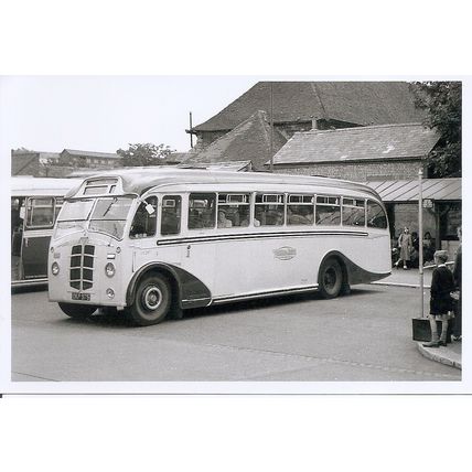 Black & White Photograph of Maidstone & District Motor Services Ltd. - OKP 975