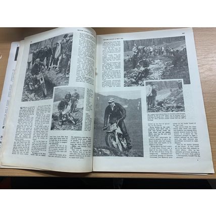 MOTOR CYCLE UK MAGAZINE #3282 12 MAY 1966 - SCOTTISH SIX DAYS (LL)