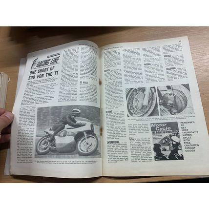 MOTOR CYCLE UK MAGAZINE #3282 12 MAY 1966 - SCOTTISH SIX DAYS (LL)