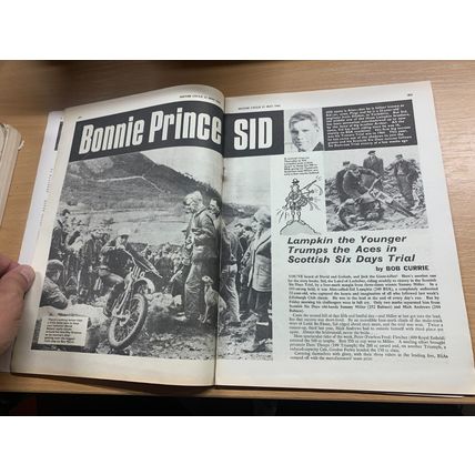 MOTOR CYCLE UK MAGAZINE #3282 12 MAY 1966 - SCOTTISH SIX DAYS (LL)
