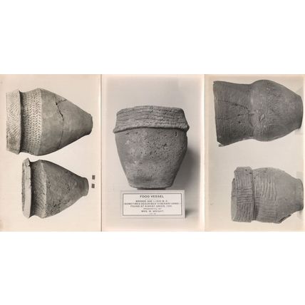 Prehistoric Food Vessel Lincoln Museum 3x Old PB Postcard Photo s