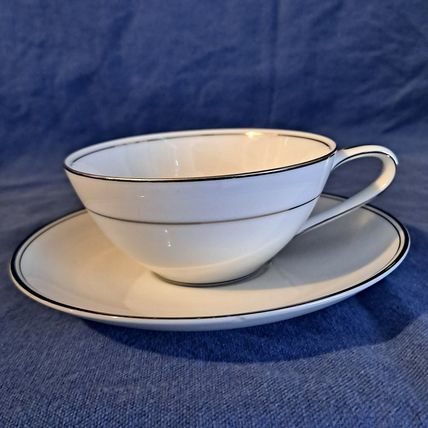 Vintage Lot 8 NORITAKE Fine China BESSIE 5788 SAUCERS & CUPS Tea Coffee Japan