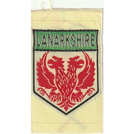 Scout Badge Scotland - Lanarkshire - Ribbon (BZ203)