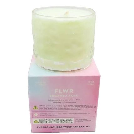 Sugared Rose Scented Candle in a Glass Holder 5.5 CM Gift Home Decor Smelly