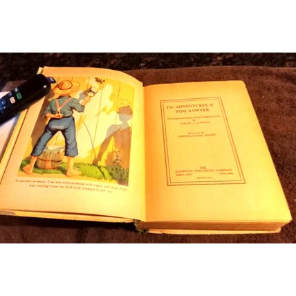 Childrens Book The Adventure Of Tom Sawyer By Samuel L. Clemens 1931 Great Shape