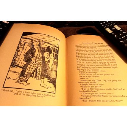 Childrens Book The Adventure Of Tom Sawyer By Samuel L. Clemens 1931 Great Shape