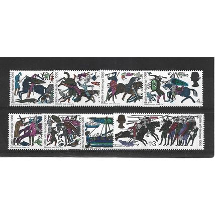 GB.900th Anniv of Battle of Hastings set of 8.Phosphor Issue.Mounted Mint.Jul25