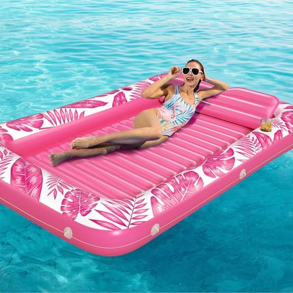 Jasonwell Inflatable Tanning Pool Lounger Float 4 in 1 Sun Tan Tub Sunbathing Po