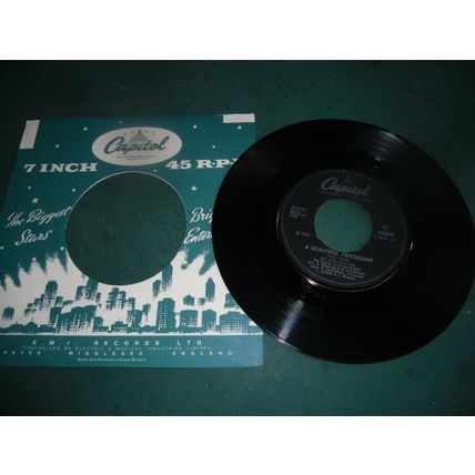 NAT KING COLE 7" SINGLE - ANSWER ME/A BEAUTIFUL FRIENDSHIP