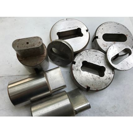 lot 3 WILSON WT .475",.640",.688" OBROUND PUNCHES & DIES set,TG