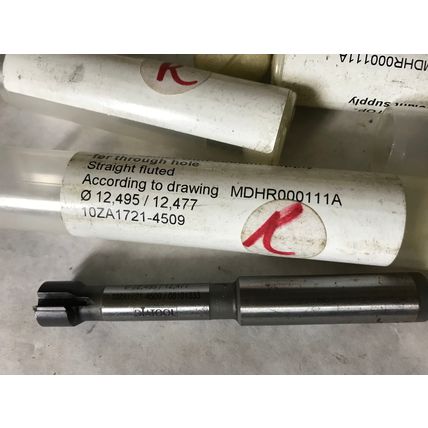 new DIATOOL MDHR000111A,12.495/12.477 COOLANT REAMER 10ZA1721-4509,EQ