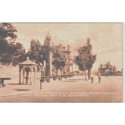 Western Esplanade Showing Stella And Pilgrim Fathers Memorials Southampton Hamps