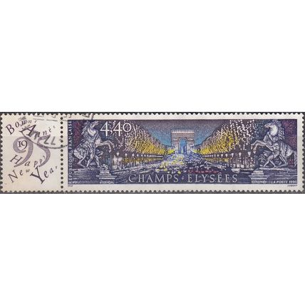 France 1994 Michel 3062 O Cote (2008) 2.00 € Avenue Champs Elysées Cachet rond