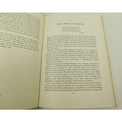 Green Retreats Story Of Vauxhall Gardens London 1955 First Edition Book W Scott