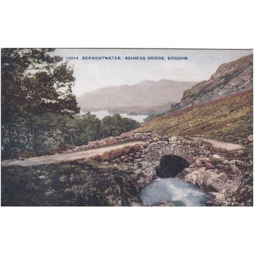 Derwentwater,Ashness Bridge, Skiddaw, Cumbria Postcard (cum6480)