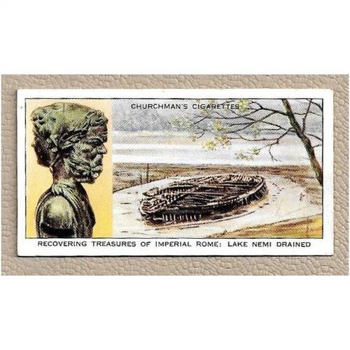 Vintage 1937 CHURCHMAN TREASURE TROVE Cigarette card 21