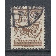 Austria.SG584 45g Golden Eagle on Mountains (Brown).Fine Used.Dec14
