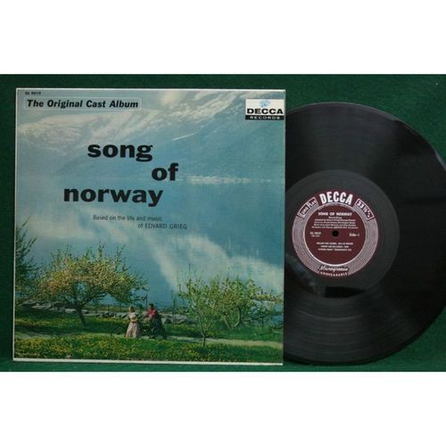 Arthur Kay/Brooks/Bliss/Shafer/Arno - Song of Norway-Edvard Grieg - DL 9019 - EX